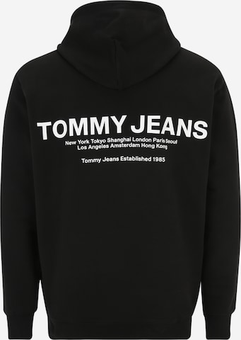 juoda Tommy Jeans Plus Megztinis be užsegimo