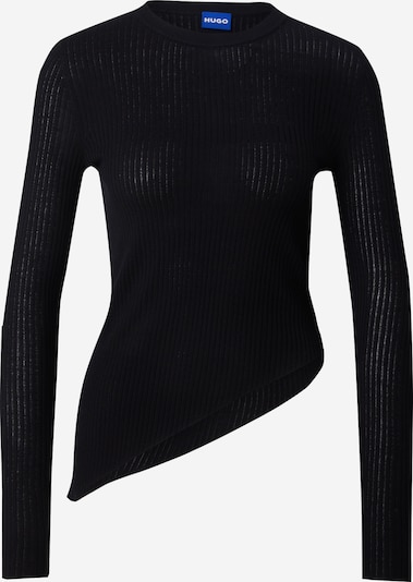 HUGO Pull-over 'Somy_B' en noir, Vue avec produit