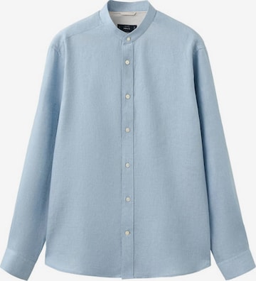 MANGO MAN Regular Fit Hemd in Blau: Vorderseite