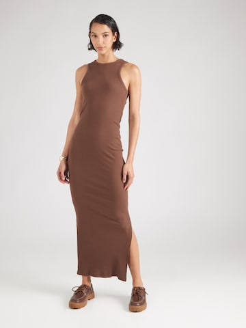 SELECTED FEMME Obleka 'SLFANNA' | rjava barva: sprednja stran