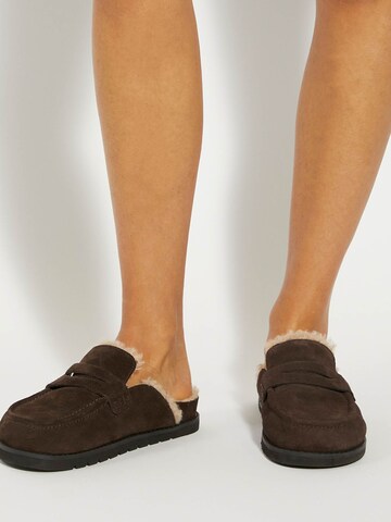 Dune LONDON Mules 'Goldy' in Brown