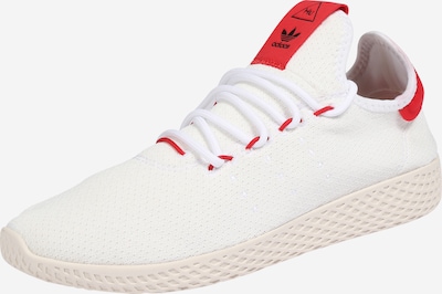 ADIDAS ORIGINALS Baskets basses 'Pharrell Williams Tennis HU' en rouge / blanc, Vue avec produit