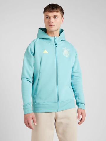 ADIDAS PERFORMANCE - Sweatshirt de desporto 'Spain' em azul: frente