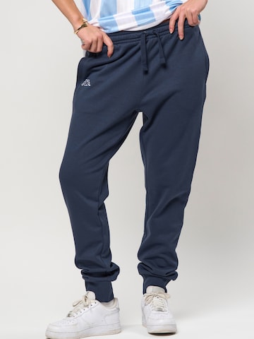 KAPPA Tapered Broek 'KMLogo Caseri' in Blauw: voorkant