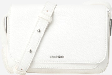 Sac à bandoulière Calvin Klein en blanc : devant