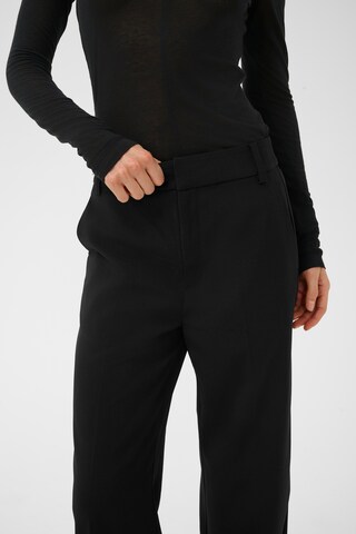 InWear Wide Leg Hose 'HaislyIW' in Schwarz