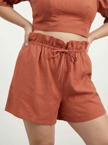 CITA MAASS Loosefit Bukser i orange