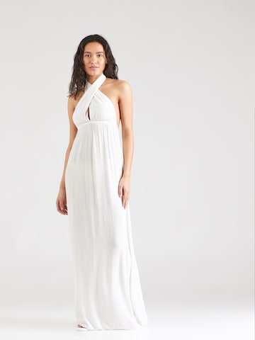 ABOUT YOU x Kamila Šikl Evening Dress 'Nia' in White: front