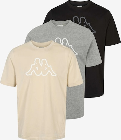 KAPPA Paita 'KMLogo Cromen' värissä musta, Tuotenäkymä