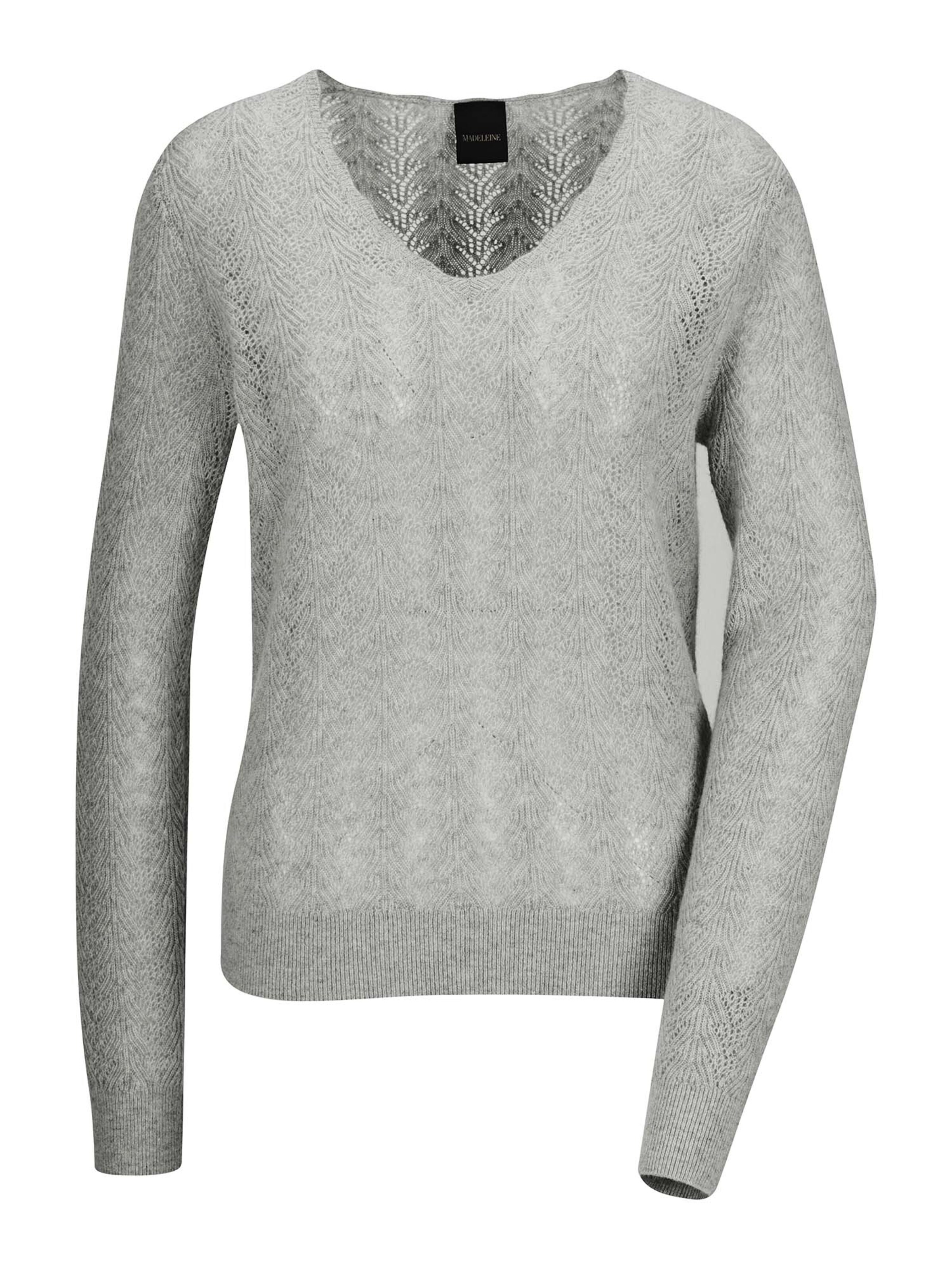 Pull-over MADELEINE en gris : devant
