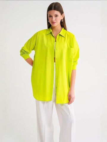 Camicia da donna di MixRay in verde