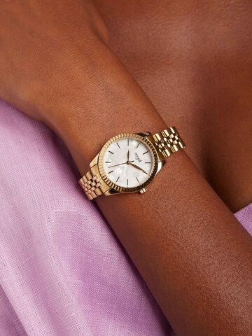 Montre à affichage analogique 'Klassisch' Lucardi en or : devant