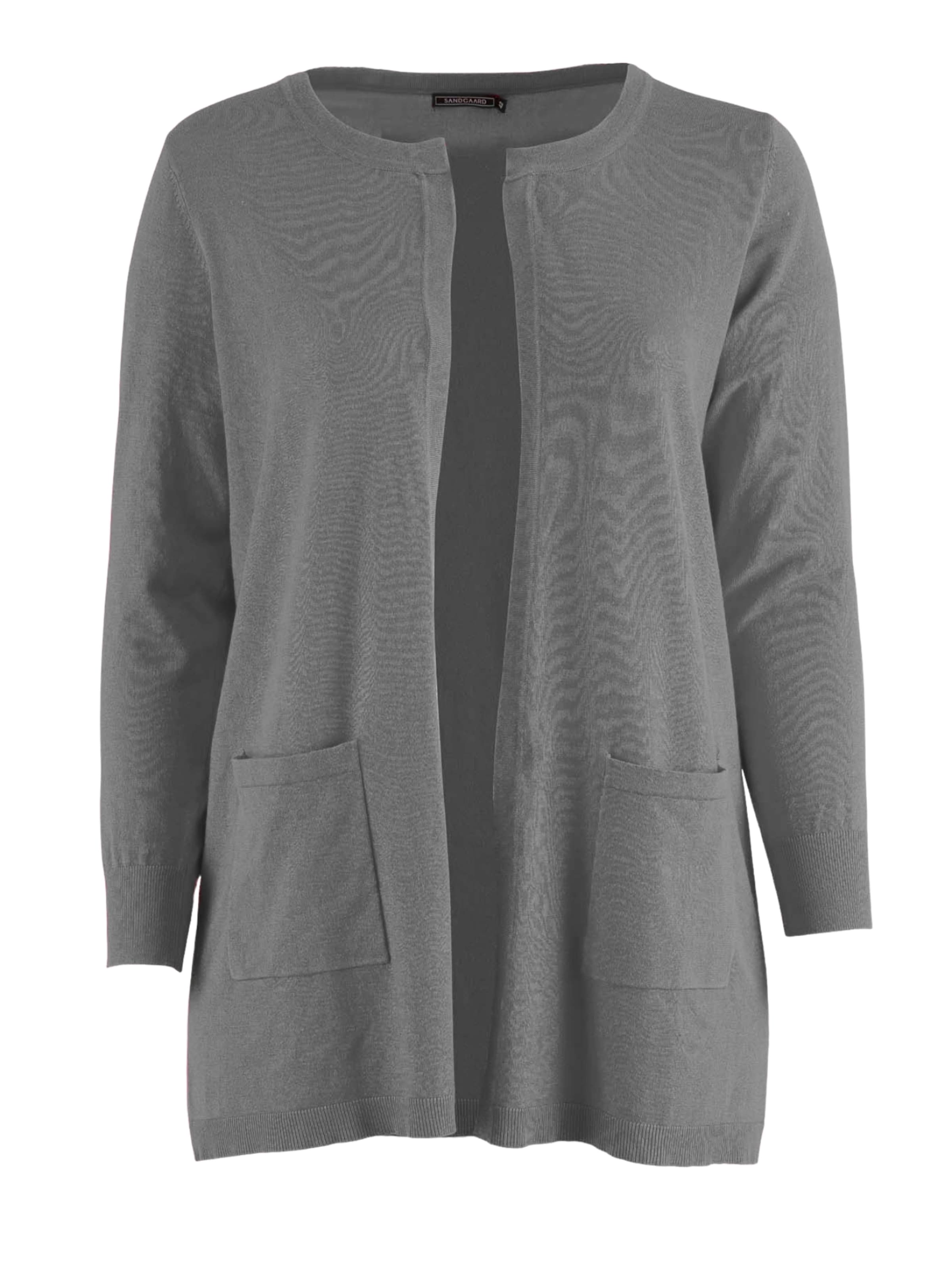 SANDGAARD Strickjacke 'Helsinki' in Grau: Vorderseite