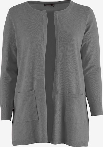 SANDGAARD Knit Cardigan 'Helsinki' in Grey: front