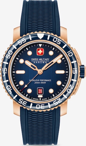 SWISS MILITARY HANOWA Analog Watch in Blue: front