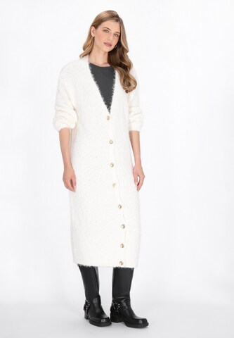 DreiMaster Vintage - Cárdigan en blanco: frente