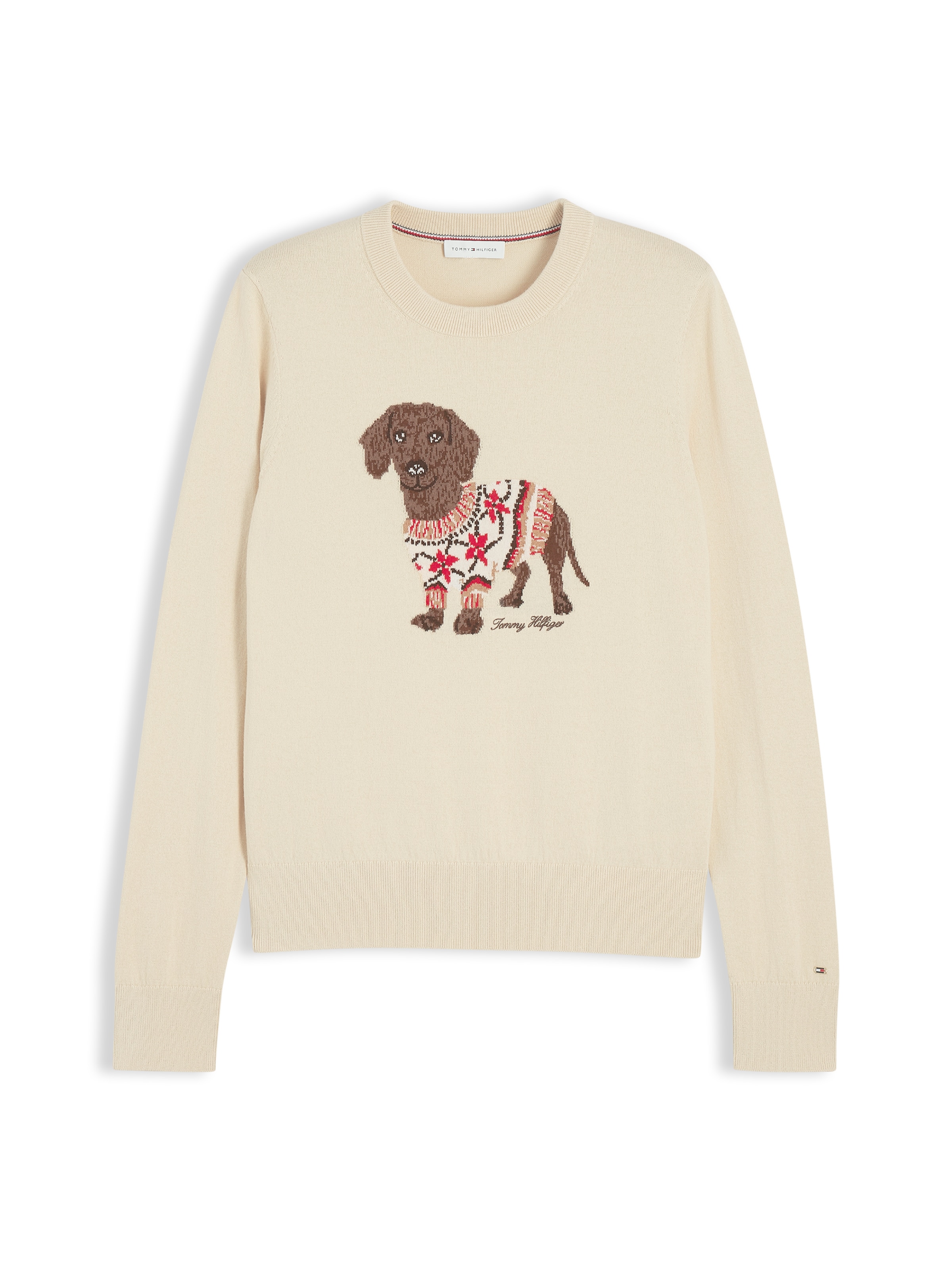 TOMMY HILFIGER Trui in Beige: voorkant