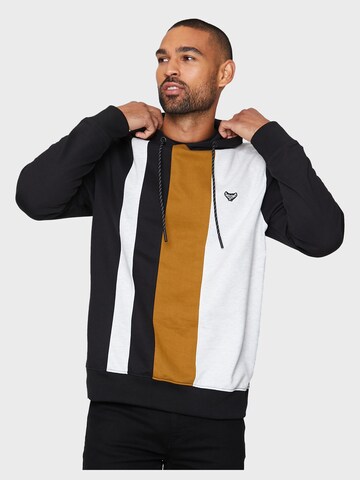 Sweat-shirt Threadbare en noir : devant