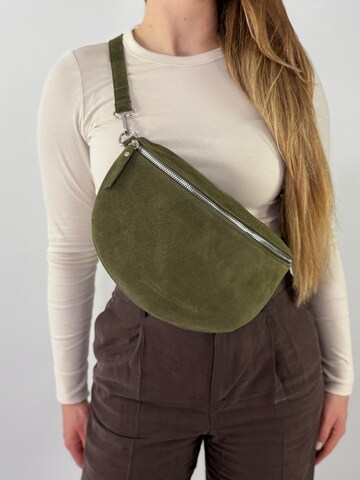 lePelou - Riñonera 'VALENTINA large' en verde