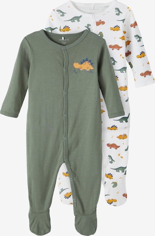 NAME IT Pajamas in Green: front