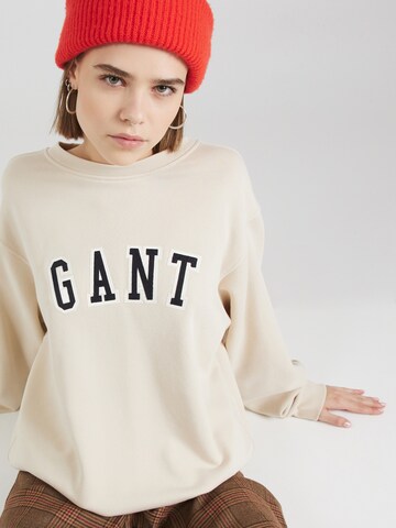 GANT Sweatshirt i beige