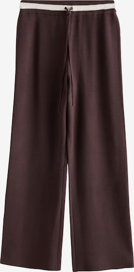 Kelnės iš Next, spalva – tamsiai ruda / balta, Prekių apžvalga