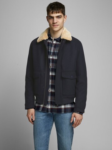 Veste mi-saison JACK & JONES en bleu : devant