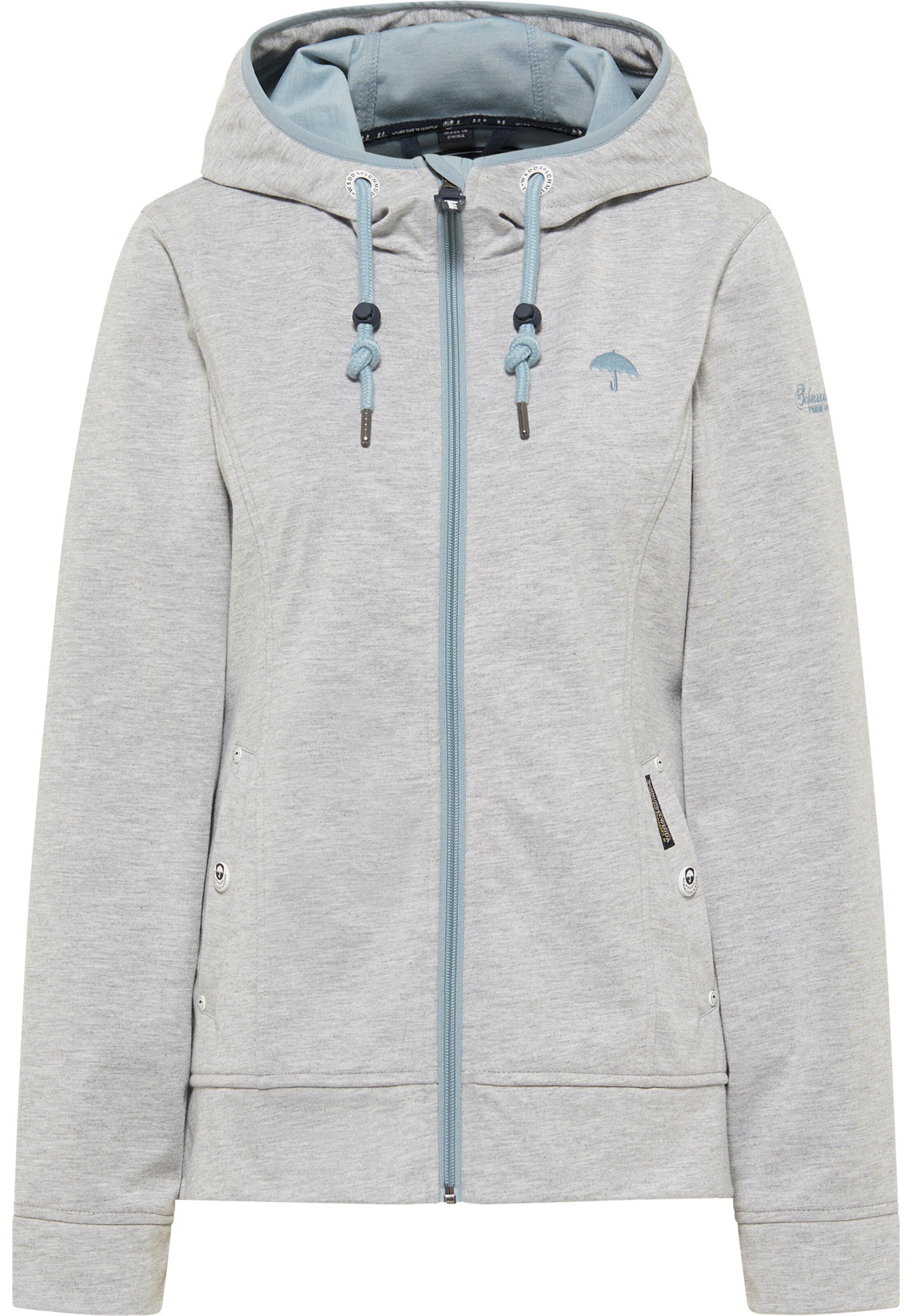 Schmuddelwedda Functionele jas 'Kianna' in Grijs: voorkant