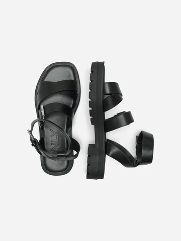 ONLY - Sandalias con hebilla 'ONLMELODY-1' en negro