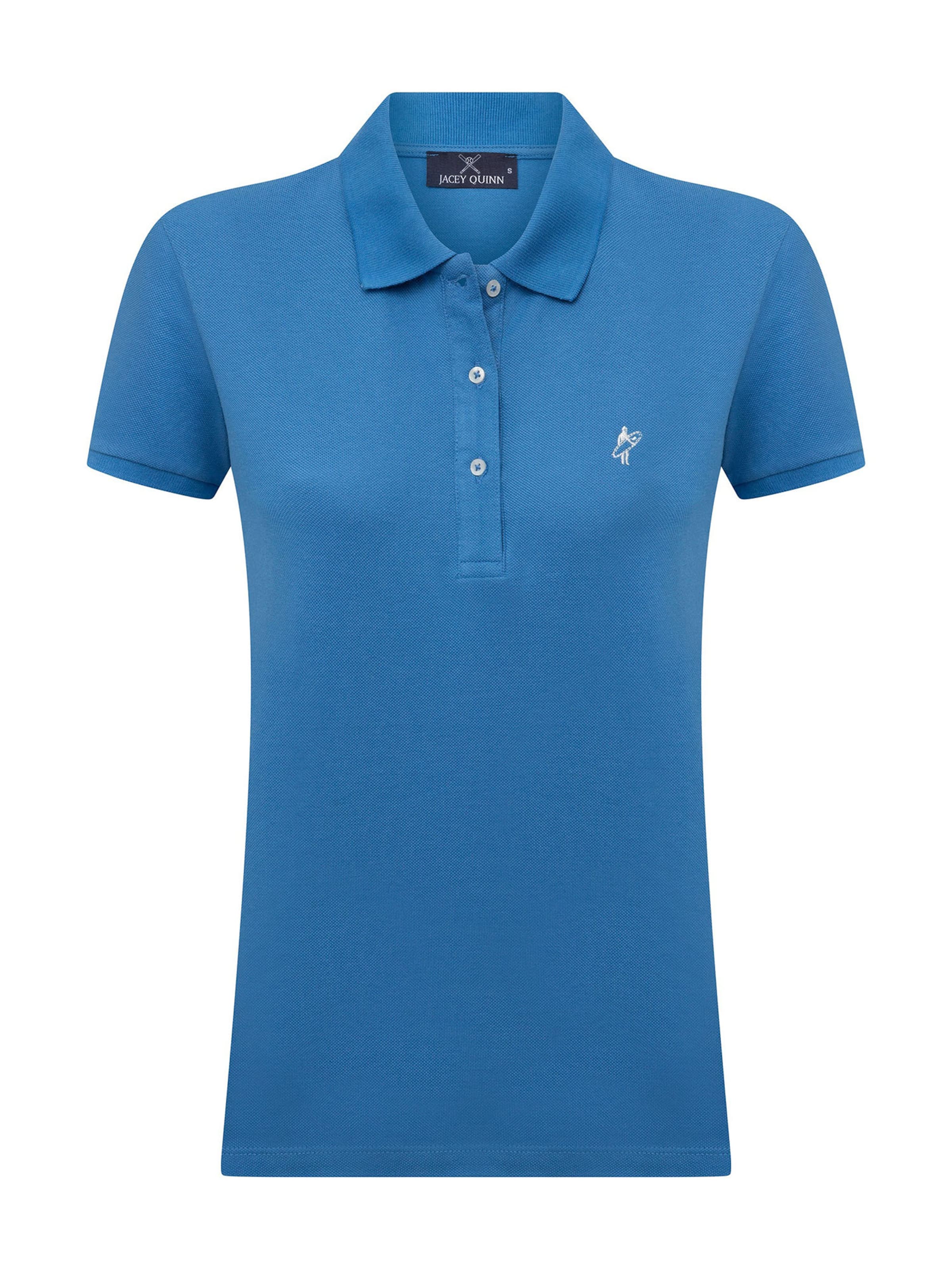 Jacey Quinn Футболка в Синий: спереди