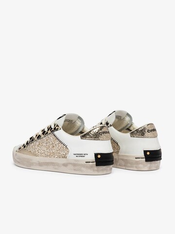 Crime London Sneakers in Gold