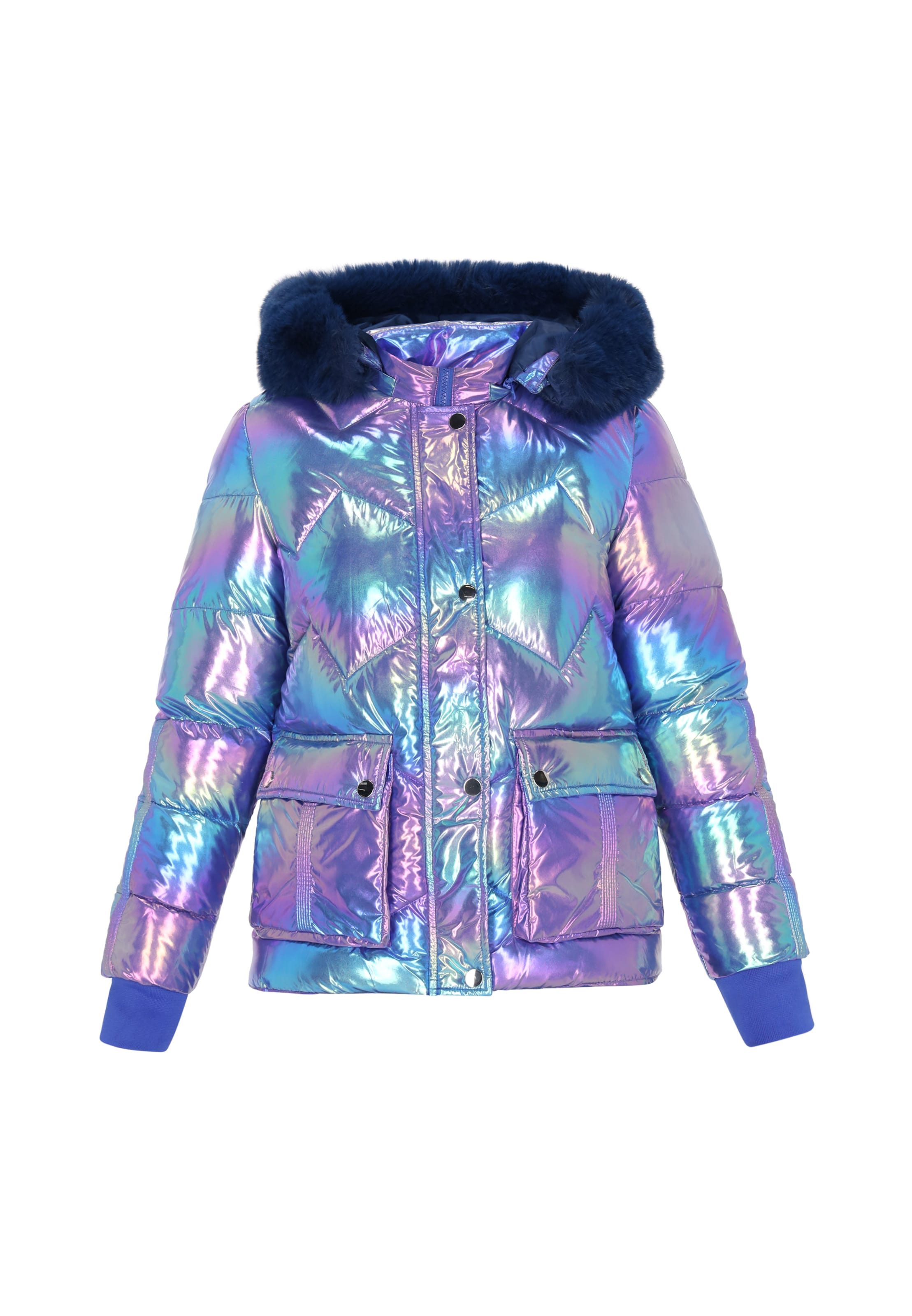 MYMO Winter jacket in Blue: front