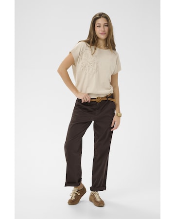 Cream Regular Pants 'CRLorraine' in Brown