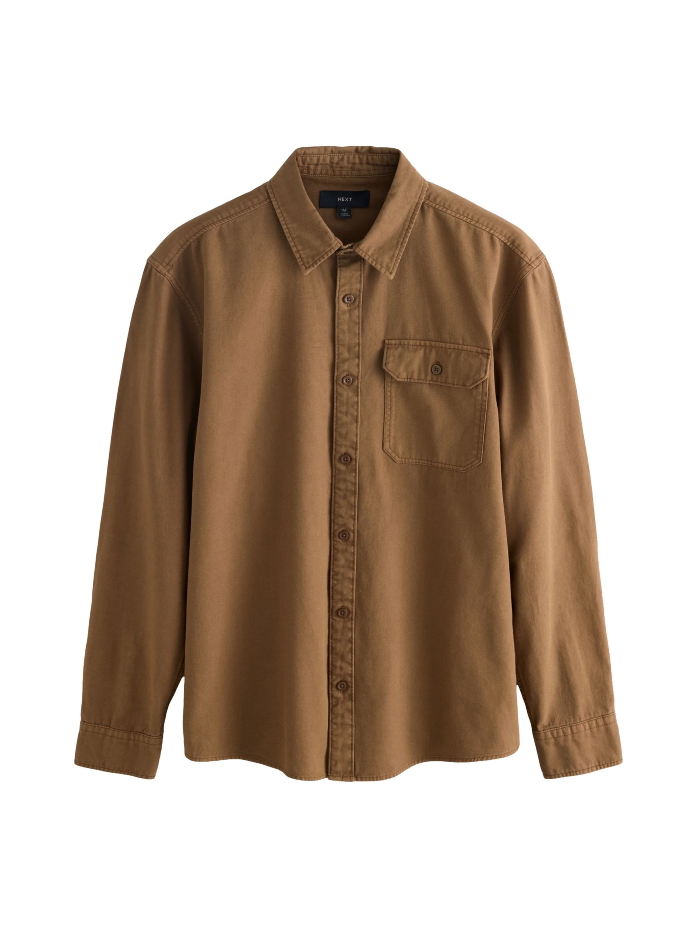 Next Regular fit Skjorta i brun: framsida