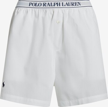 Polo Ralph Lauren Korte pyjama ' Boxer ' in Wit: voorkant