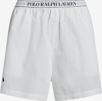 Shorty ' Boxer ' Polo Ralph Lauren en blanc : devant