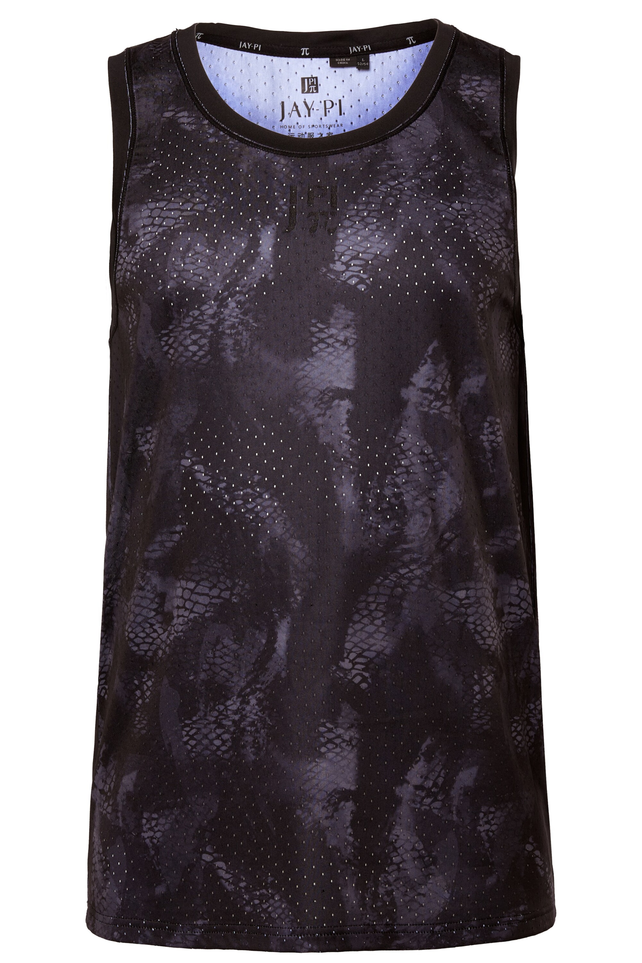 JAY-PI Tank Top in Schwarz: Vorderseite