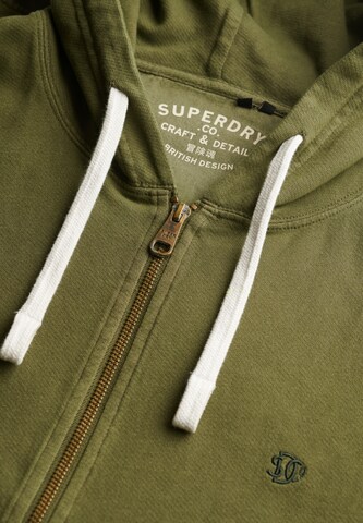 Veste de survêtement 'Essential' Superdry en vert
