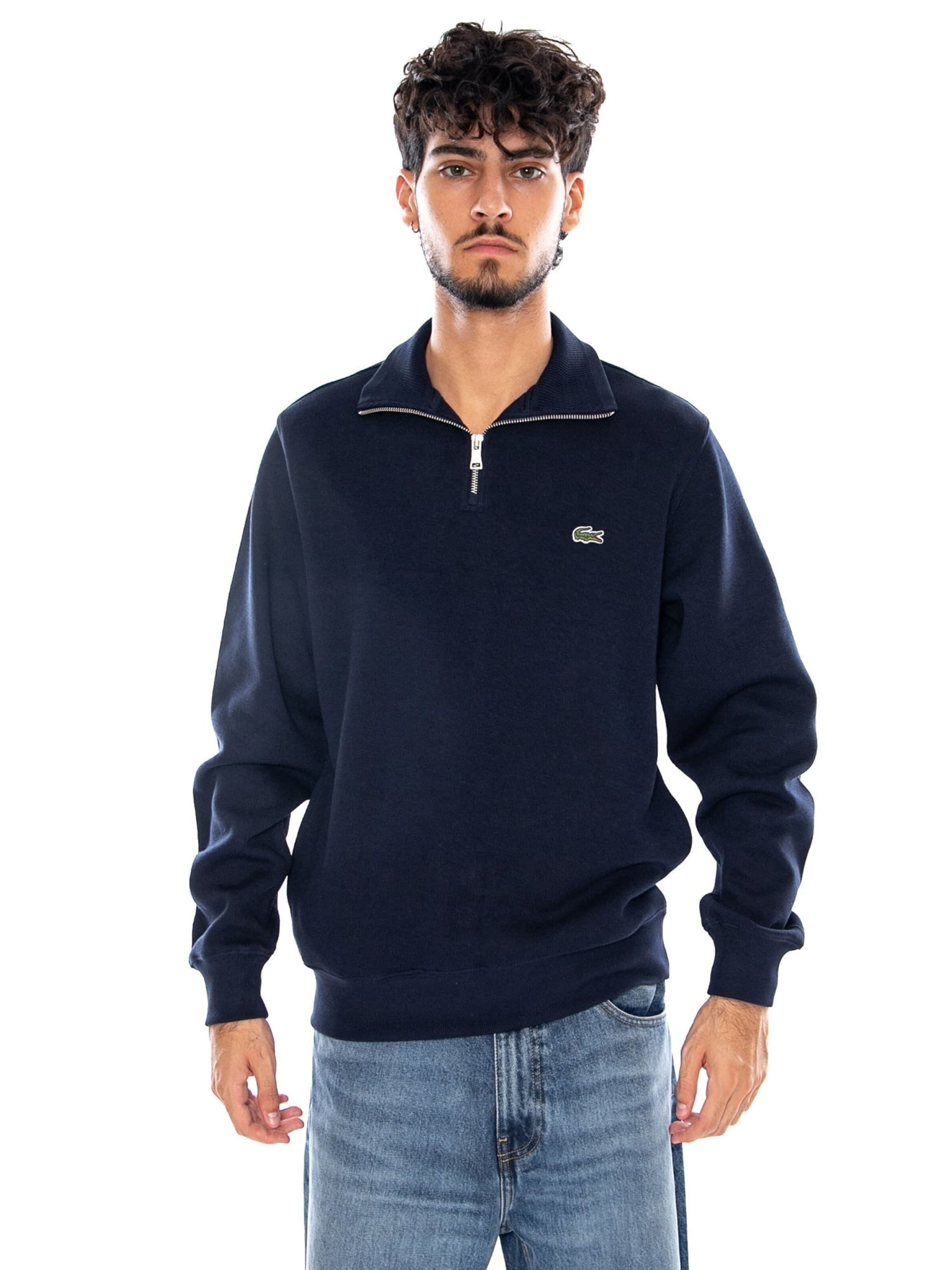 LACOSTE Bluzka sportowa 'SWEATSHIRT BLUE' w kolorze niebieski