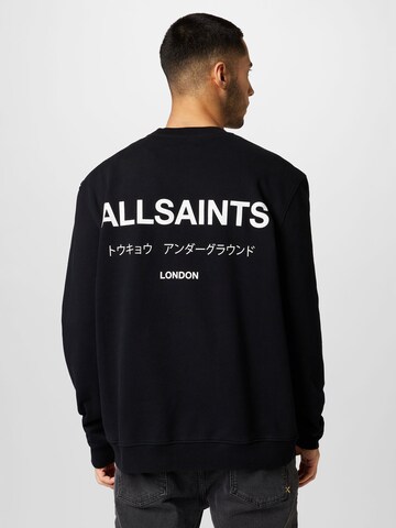 AllSaints Sweatshirt 'UNDERGROUND' in Black