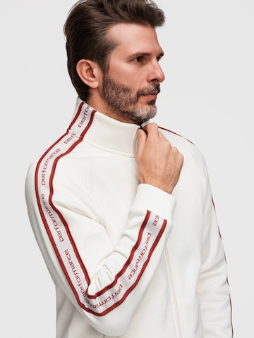 Sweat-shirt Ombre en blanc