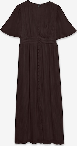 VERO MODA Shirt dress 'VMDora' in Brown: front