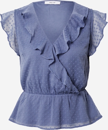 ABOUT YOU Bluse 'Ludmilla' (GRS) in Blau: predná strana