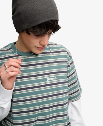 T-Shirt 'Bench X Superdry & Co' BENCH en bleu