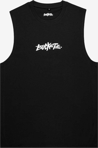 Bucketz Performance Shirt in Black: front