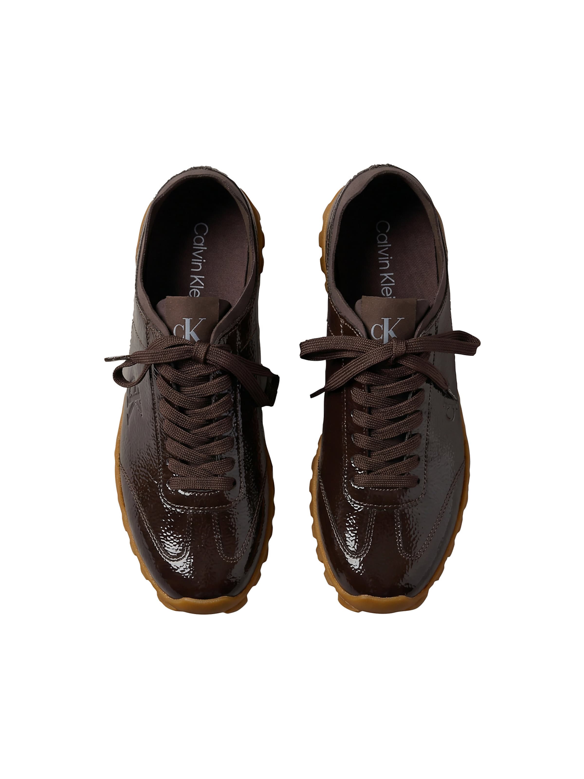 Calvin Klein Platform trainers in Brown