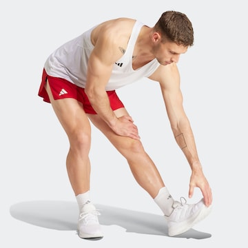 T-Shirt fonctionnel 'Adizero Essentials' ADIDAS PERFORMANCE en blanc