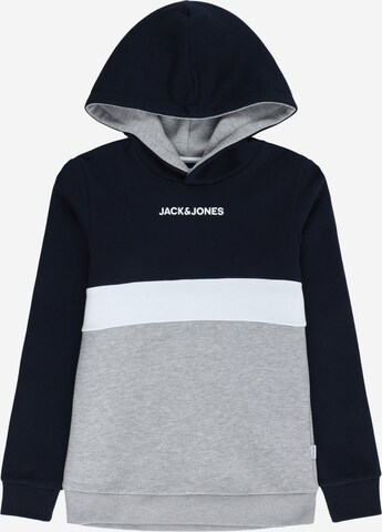 Jack & Jones Junior Sweatshirt 'REID' in Blauw: voorkant