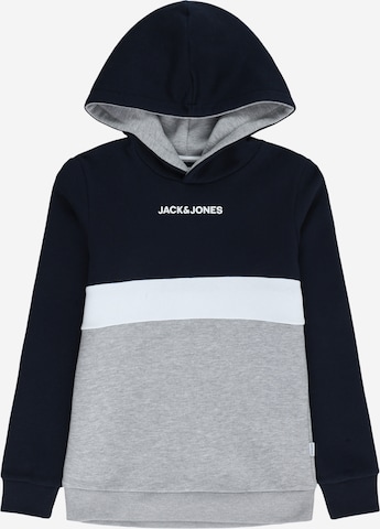 Sweat 'REID' Jack & Jones Junior en bleu : devant