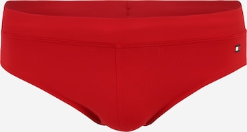 Tommy Hilfiger Underwear Kopalne hlače | rdeča barva: sprednja stran